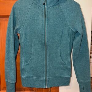 Lululemon Athletica Teal Full-Zip Hoodie